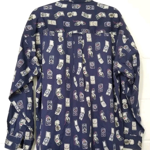 VTG Chaps Ralph Lauren Button Down Shirt Sz Large - Picture 3 of 4